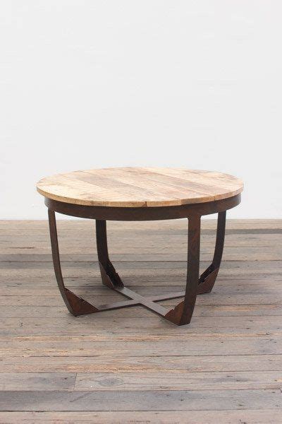 Round Mango Wood Coffee Table With Iron Base | Coffee table, Coffee table farmhouse, Mango wood ...