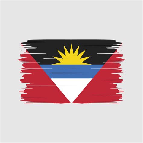 Antigua and Barbuda Flag Vector. National Flag 9944081 Vector Art at ...