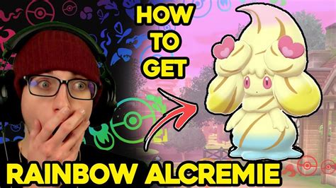HOW TO GET RAINBOW ALCREMIE CONFIRMED IN POKEMON SWORD AND SHIELD! ALL R... | Pokémon sword and ...