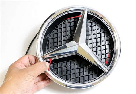 Mercedes-Benz LED Star Illuminated Emblem Base Installation Guide ...