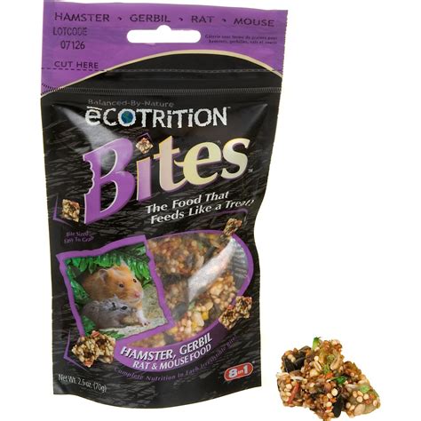 eCOTRITION Bites Hamster, Gerbil, Rat & Mouse Food | Petco