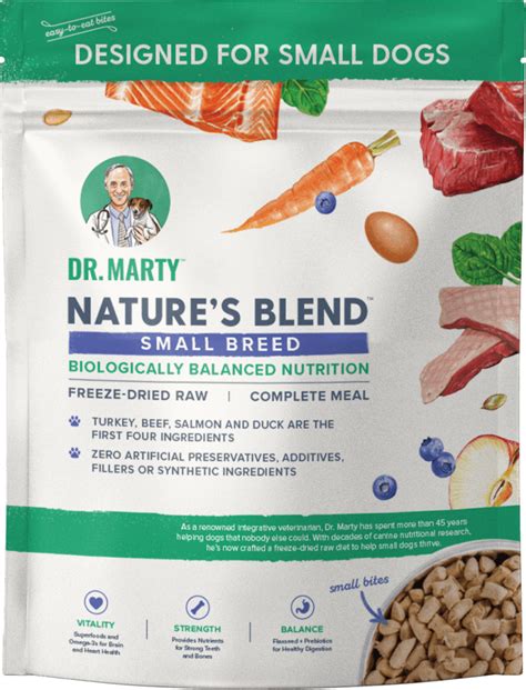 Dr. Marty Nature's Blend Small Breed Freeze Dried Raw Dog Food Review 2023 - Pet Food Sherpa