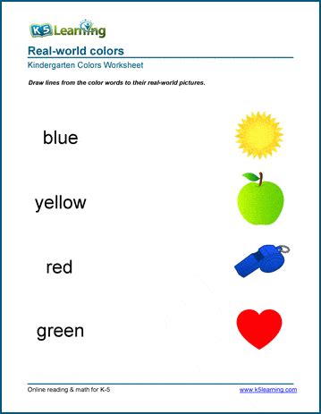 Learning & School Preschool/Kindergarten Colours Worksheet Toys & Games etna.com.pe