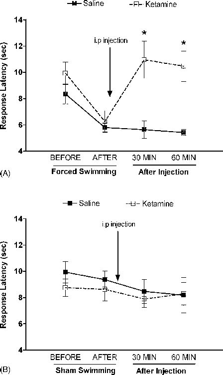 Effect of post-treatment with the NMDA receptor antagonist ketamine on ...