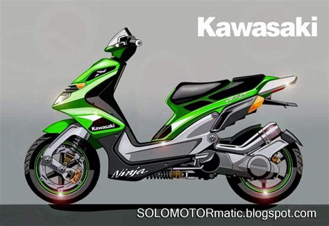 solomotormatic: KAWASAKI REMAIN AT CLASS WTIH NEW SCOOTER MATIC