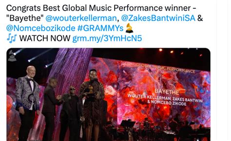 African Artists Shine as South Africa, Nigeria Win Grammy Awards ...