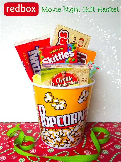 DIY Movie Night Redbox Gift Basket Teacher Gift Idea