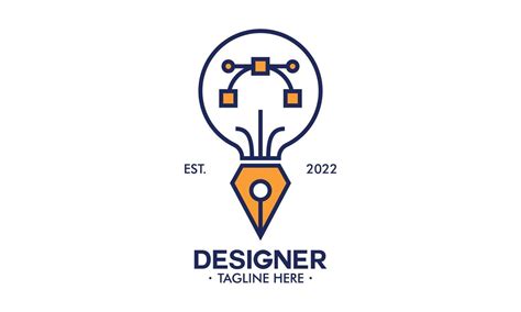 Graphic designer and web design studio tool logo 10411606 Vector Art at ...