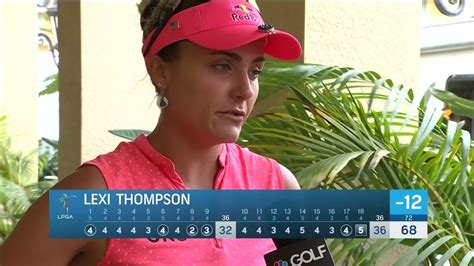 Lexi Thompson Third Round Interview at the 2021 CME Group Tour ...