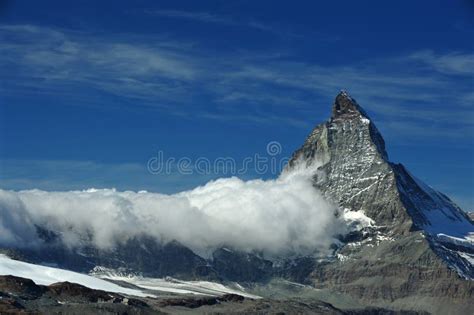 Matterhorn Summit Switzerland Stock Image - Image of peak, winter: 21292245