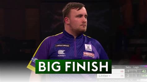 Luke Littler reaches World Darts Championship final after beating Rob ...