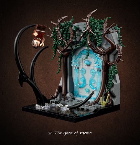 The Gate of Moria | Lego hobbit, Steampunk lego, Lego sculptures