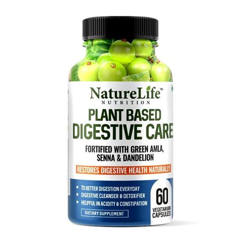 Nature Life Nutrition Plant Based Digestive Care Fortified with Amla ...