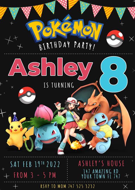 Pokemon Party Invitations | ubicaciondepersonas.cdmx.gob.mx