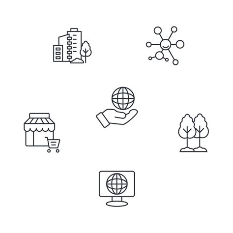 smart city icons set . smart city pack symbol vector elements for ...