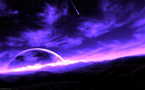 Purple planet black Earth | Planets wallpaper, Wallpaper space, Purple wallpaper