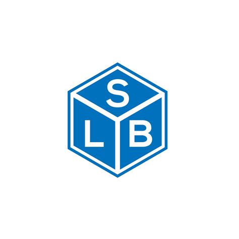 SLB letter logo design on black background. SLB creative initials letter logo concept. SLB ...