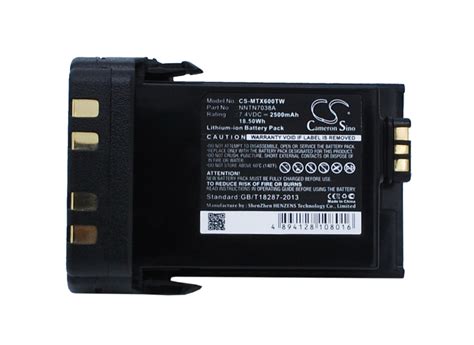 Motorola Apx 5000 APX 6000 Apx5000 APX6000 2500mAh Replacement Battery: BatteryClerk.ca ...