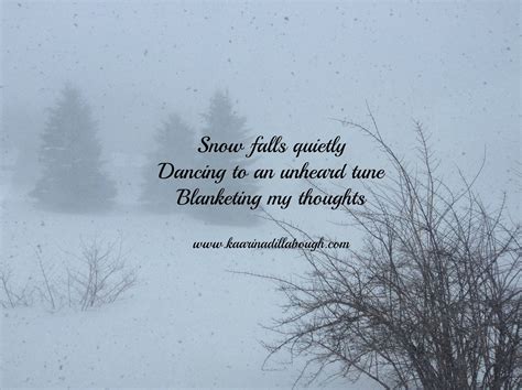 Snow falls quietly | Lovely quote, Photo quotes, Great quotes