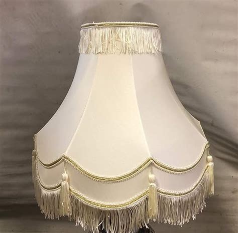 VICTORIAN TRADITIONAL FULLY LINED CREAM & SILVER TABLE LAMP SHADE NEW Lamps, Lighting & Ceiling ...