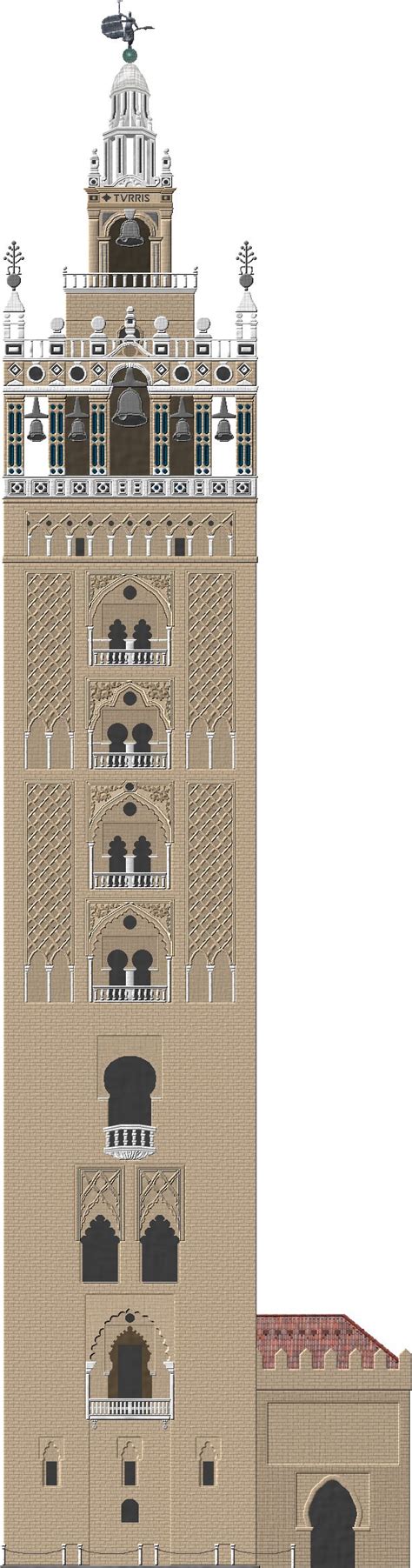 La Giralda | Architecture drawing, Architecture drawings, Tower design