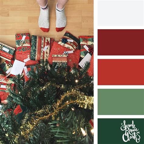 25 Christmas Color Palettes | Christmas color palette, Christmas ...