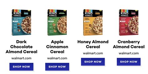 News: KIND Cereal Comes to Walmart in Four Flavors