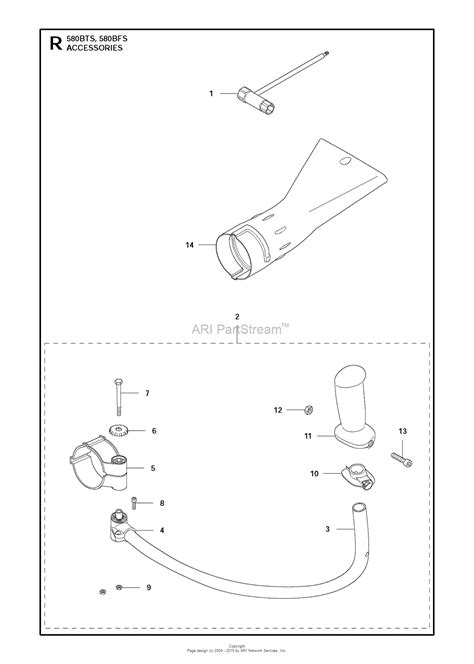 Husqvarna 580BTS (2011-05) Parts Diagram for *Accessories