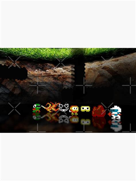 Dig Dug pixel art Premium Matte Vertical Poster sold by Erika Garcia ...