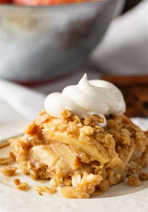 Apple Crisp Bars - Simply Stacie