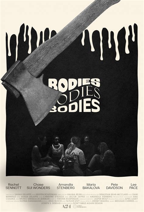 ArtStation - Alternative poster for "Bodies Bodies Bodies" by Halina Reijn, 2022.