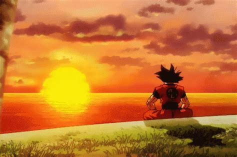 Sunset GIF - DragonBallZ Goku - Discover & Share GIFs | Anime dragon ...