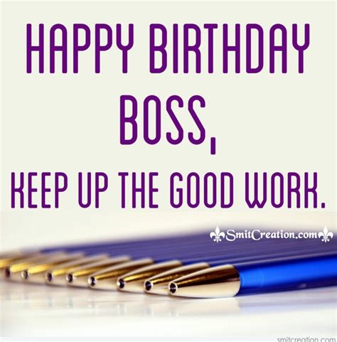 Birthday Wishes for Boss Pictures and Graphics - SmitCreation.com - Page 2