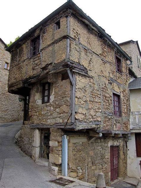 THE OLDEST HOUSE IN FRANCE~ located in Aveyron, in the ancient Occitane region of France, not ...