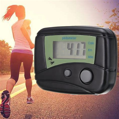 MAYITR Running Pedometer Mini Electronic Digital LCD Pedometer Jogging Step Walking Distance ...