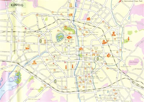 Kunming City Map - Kunming China • mappery