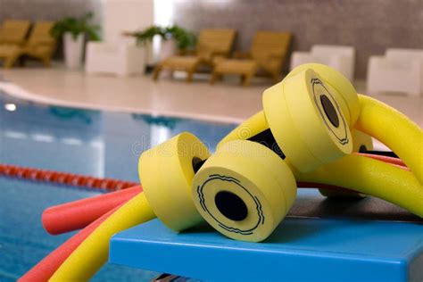 Water aerobics equipment stock photo. Image of cross, objects - 9404750