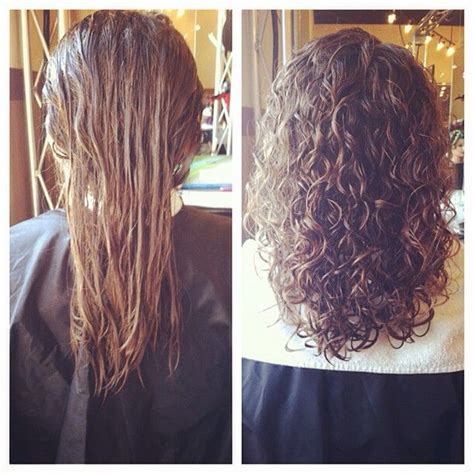 beautiful perm before and after -- long hair | Permed hairstyles, Long hair perm, Long hair styles