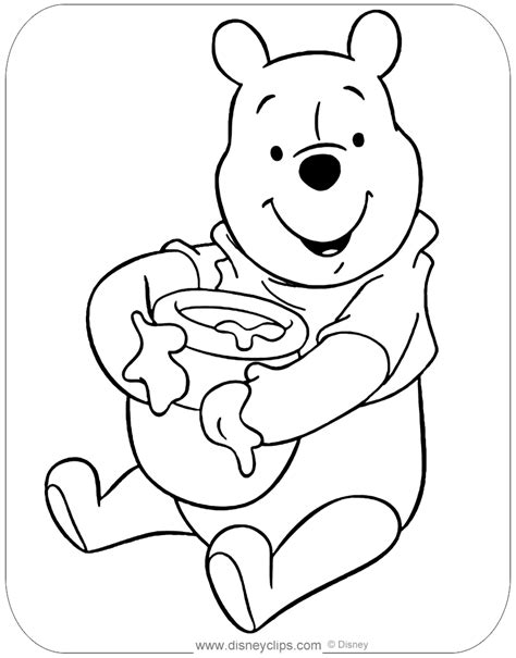 Free Printable Winnie The Pooh Coloring Pages