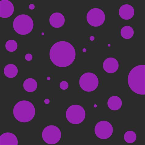 Purple Polka Dot Pattern on Black Digital Art by Jason Fink - Fine Art America