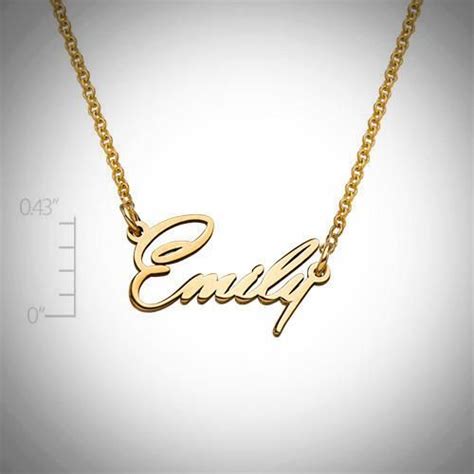 The Emily Necklace - Tiny Name Necklace - Gold | Name necklace, Necklace, Jewelry online shopping