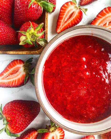 2-Ingredient Strawberry Glaze - Ash Eats