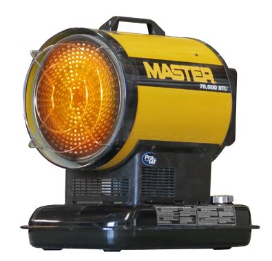 MASTER Silent Drive MH-70-SS 70,000 BTU Portable Radiant Kerosene Heater