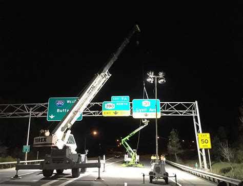 Overhead Sign Structure Improvements in Monroe County - D263228 - BVR Construction