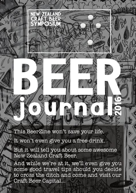 New Zealand Craft Beer Symposium Beer Journal 2016 by New Zealand Craft ...