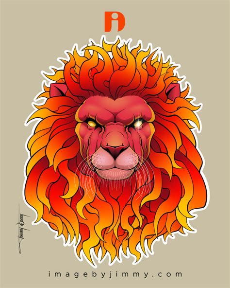 Fire Lion – Image by Jimmy