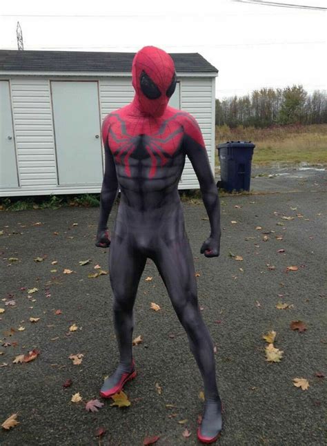 Superior Spider-Man Costume Jumpsuit Halloween Cosplay Spiderman Zentai ...