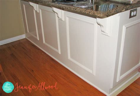 How to add Dimension to Flat Cabinet Doors - a Cabinet Makeover Idea