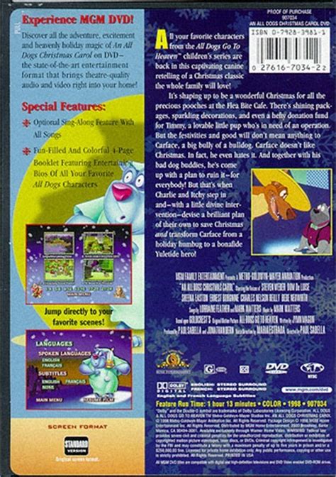 All Dogs Christmas Carol, An (DVD 1998) | DVD Empire