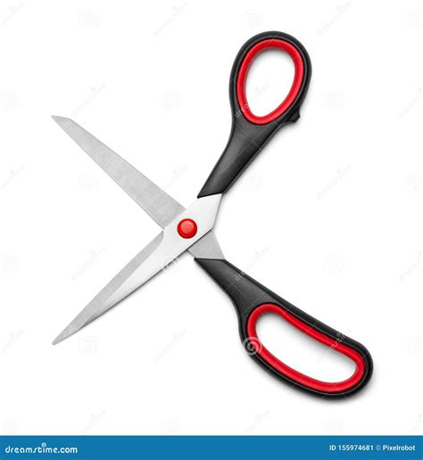 Wide Open Scissors stock image. Image of pair, side - 155974681